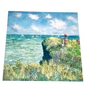 Claude Monet Cliff Walk at Pourville paper sheet